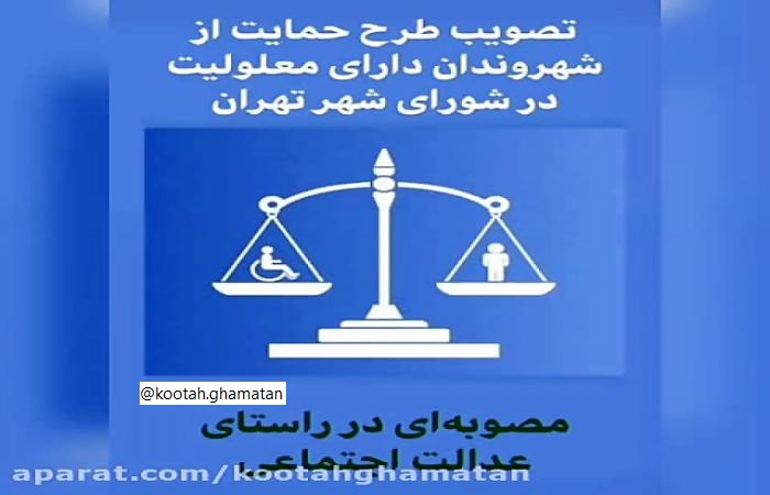 طرح تصویب حمایت از شهروندان دارای معلولیت